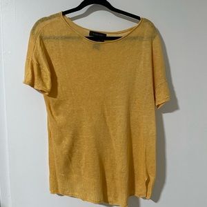 Tahari linen top